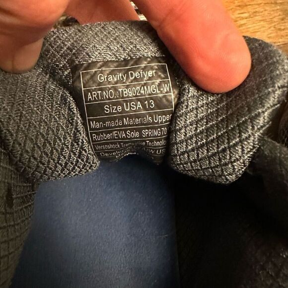 Gdefy Gravity Defy ortho comfy black lace up size 13 shoes - Picture 7 of 7